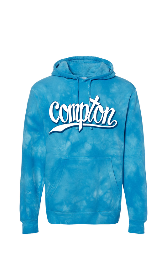 COMPTON Dye Aqua Blue Hoodie