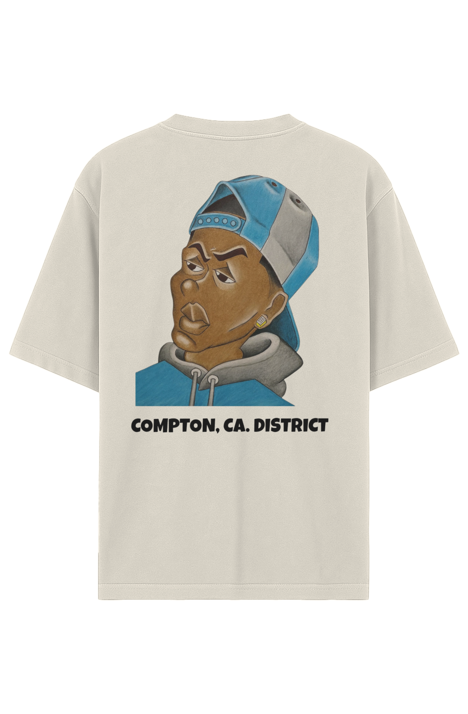 Garment-Dyed Drop-Shoulder Tee