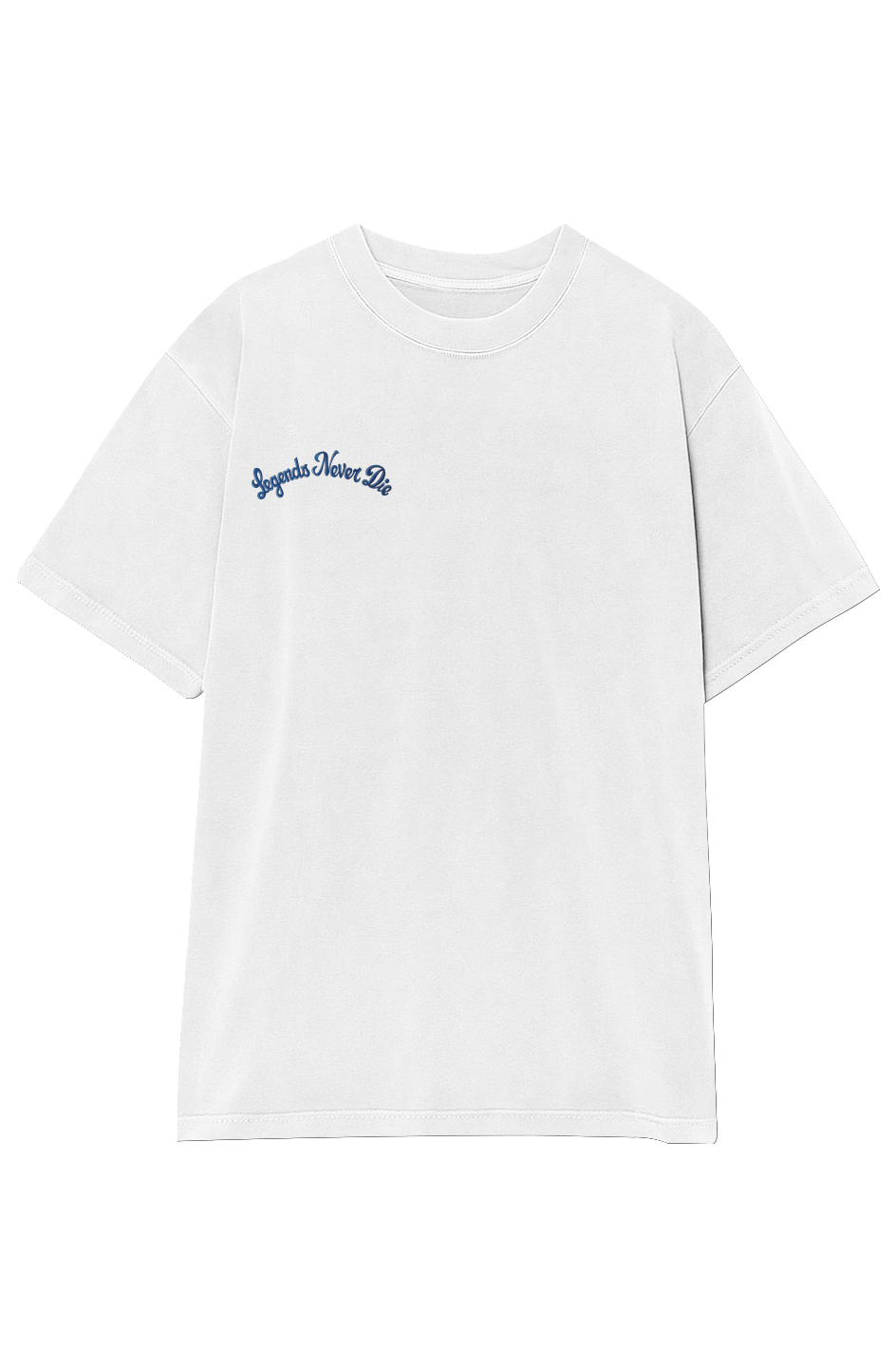 LEGENDS NEVER DIE Garment-Dyed Crewneck T-Shirt