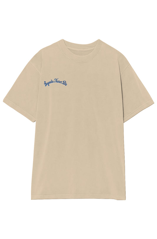 BIG WOODRAT Garment-Dyed Crewneck T-Shirt