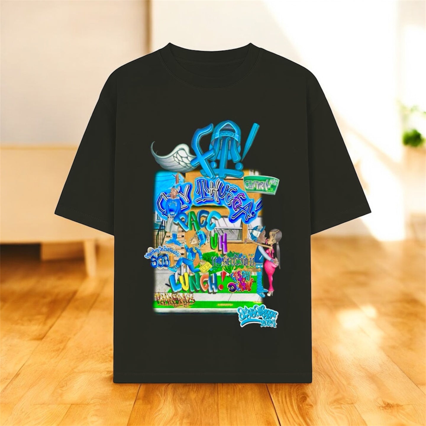 Garment-Dyed Drop-Shoulder Tee