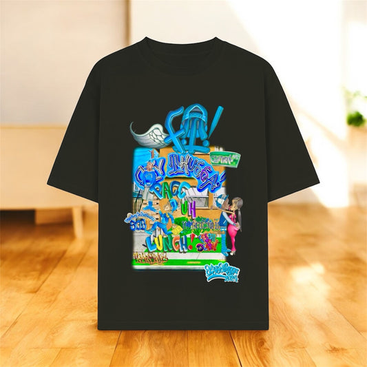 Garment-Dyed Drop-Shoulder Tee