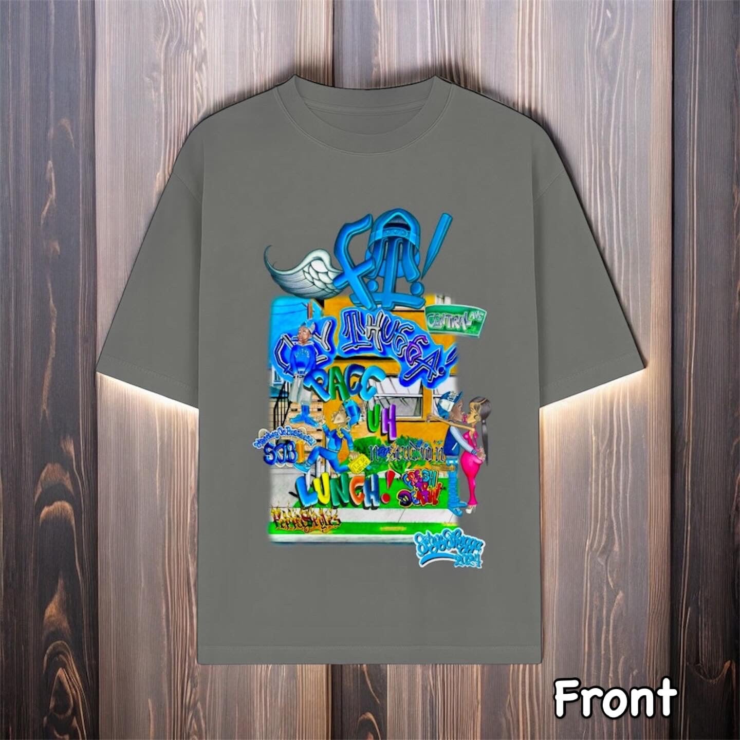 Garment-Dyed Drop-Shoulder Tee