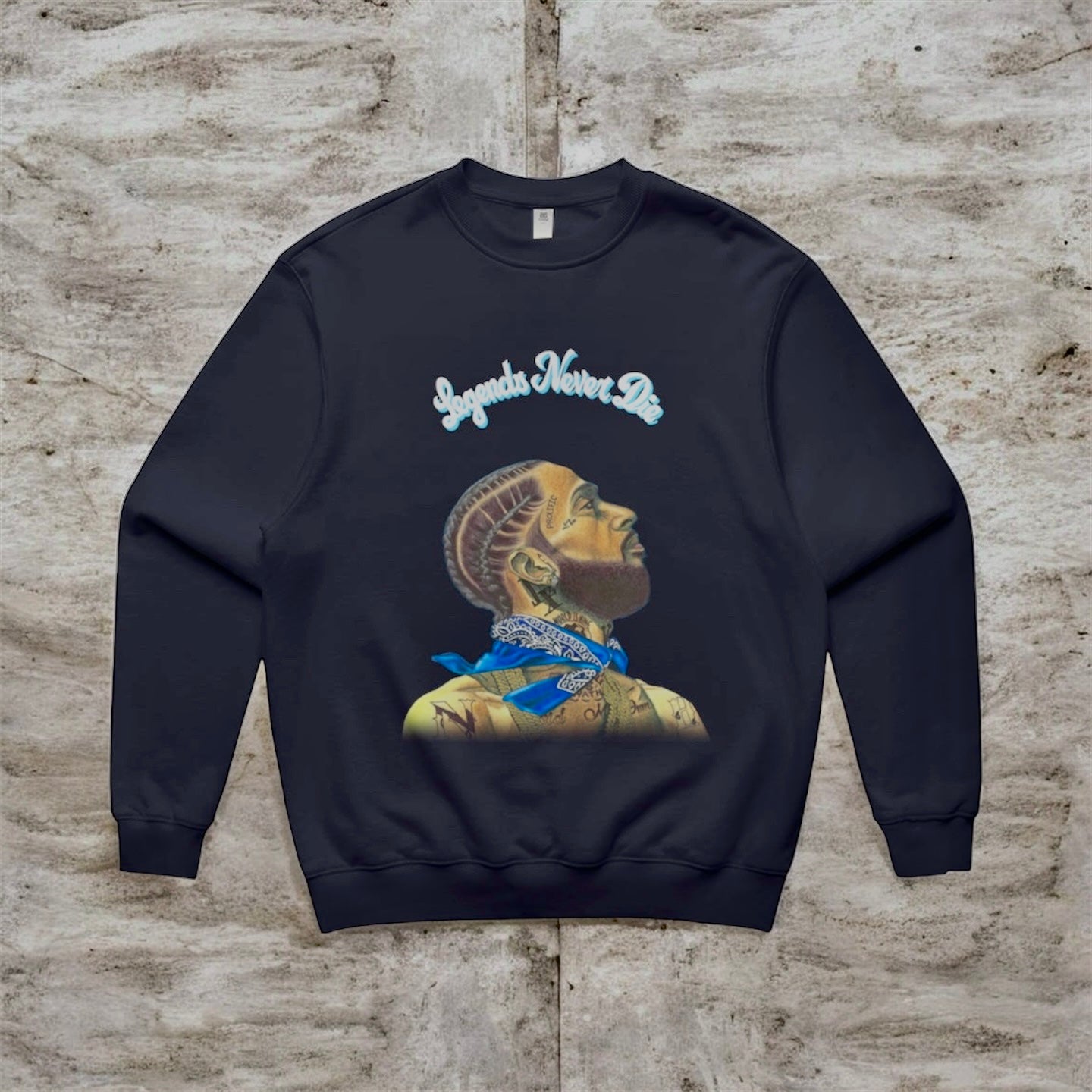 100% Fench Terry cotton Made Crew