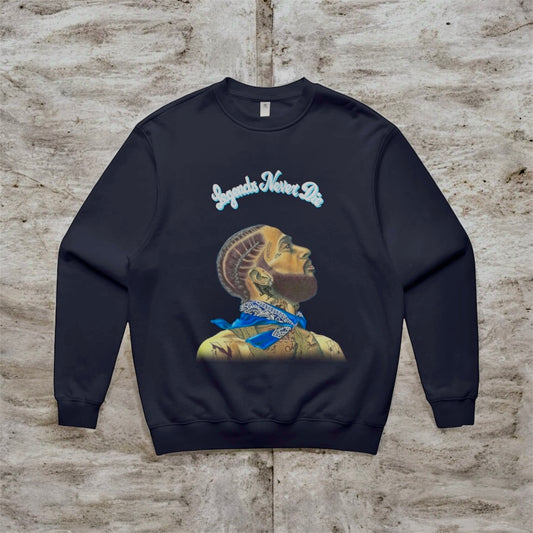 100% Fench Terry cotton Made Crew