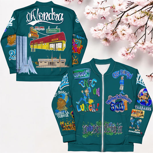 Unisex FLYY THUGGA COMMUNITY COLLABORATION Bomber Jacket