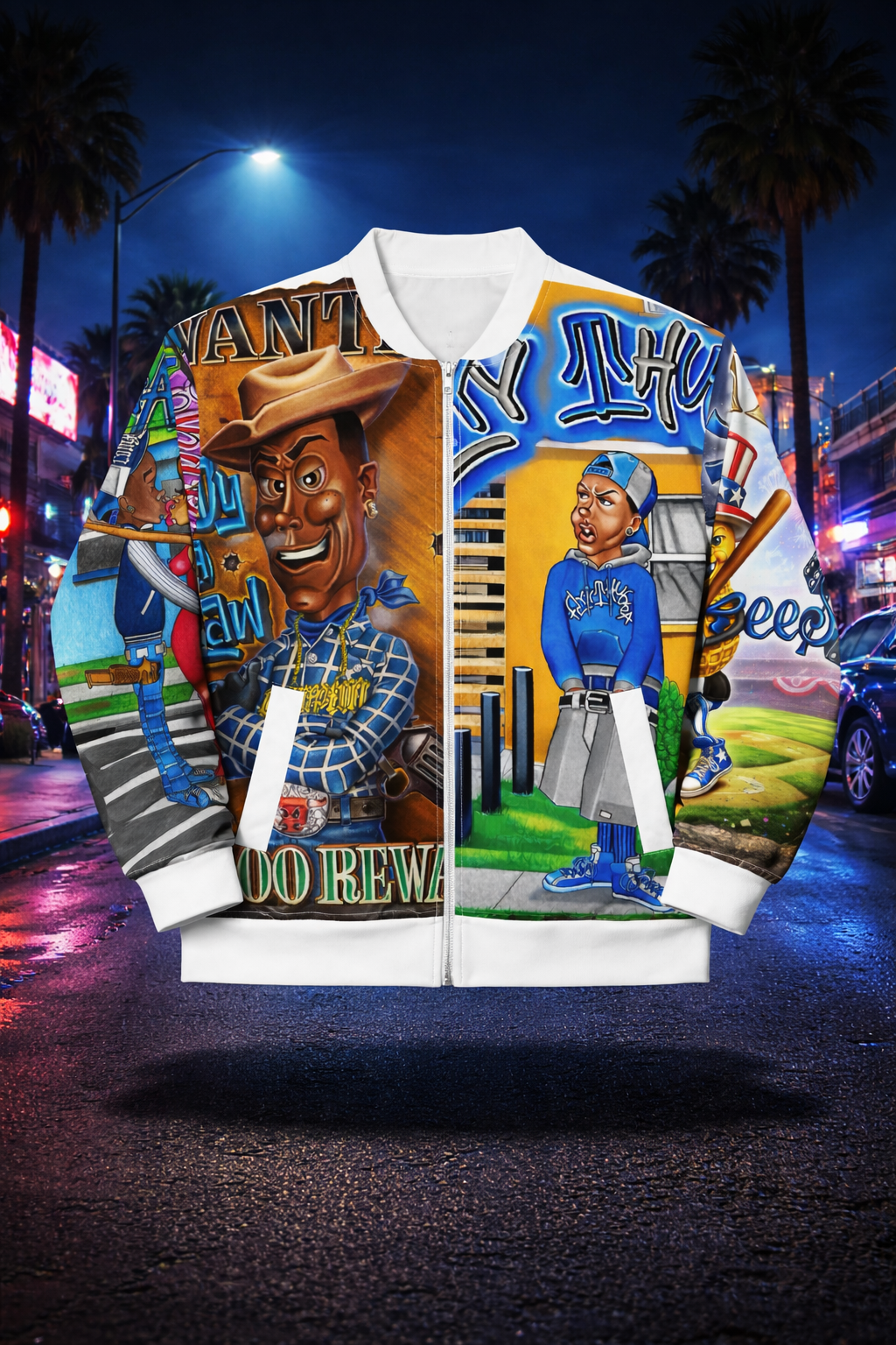 FLYY THUGGA ART GALLERY Unisex Bomber Jacket