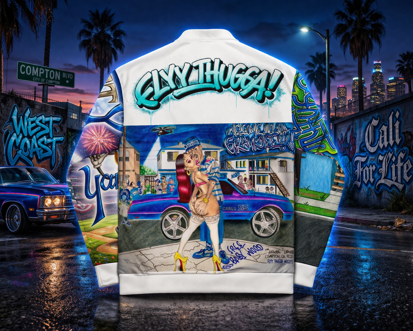 FLYY THUGGA ART GALLERY Unisex Bomber Jacket