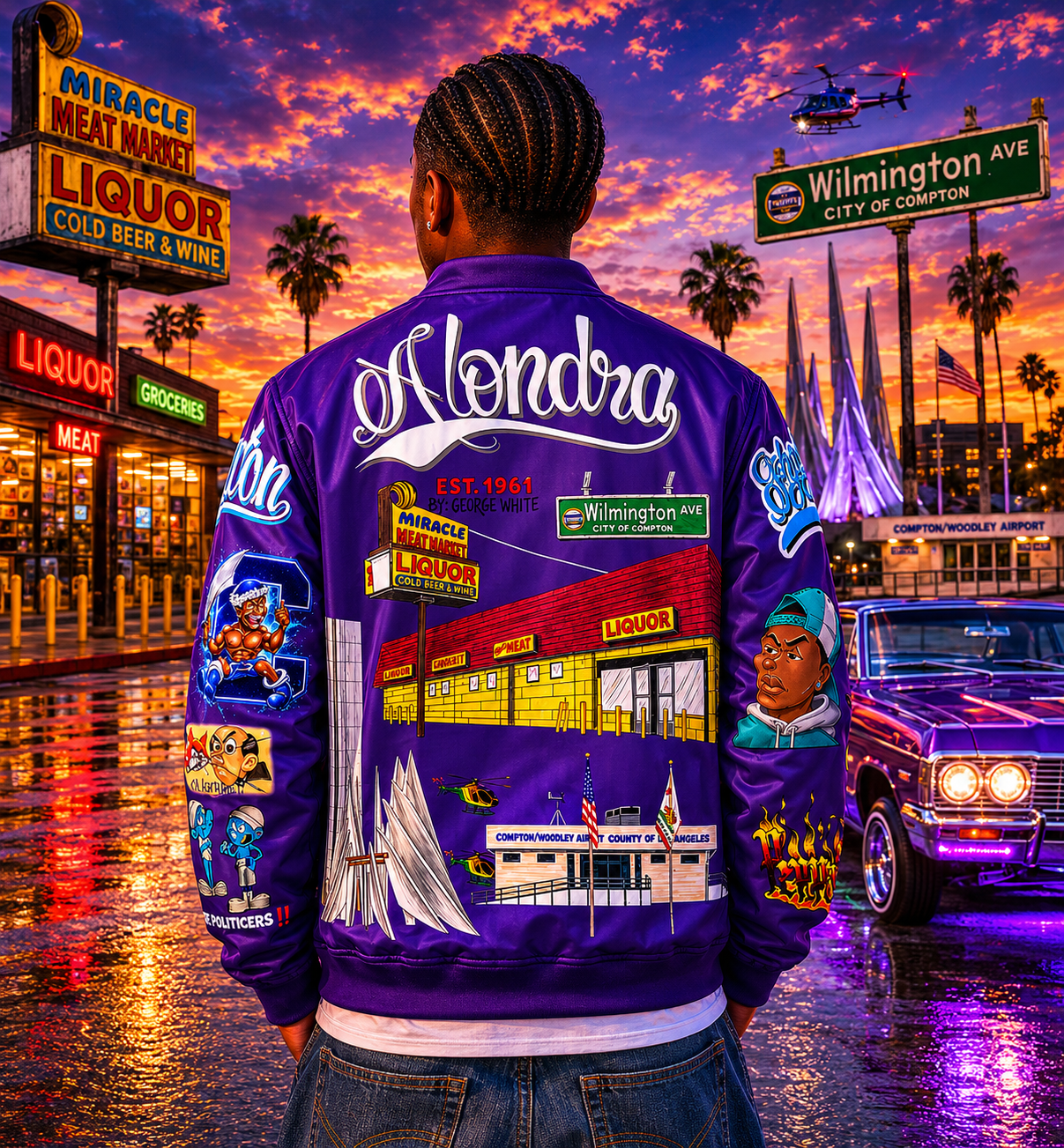 Community Collaboration Unisex Bomber Jacket